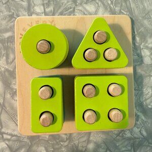 LOVEVERY Sort and Stack Peg Puzzle